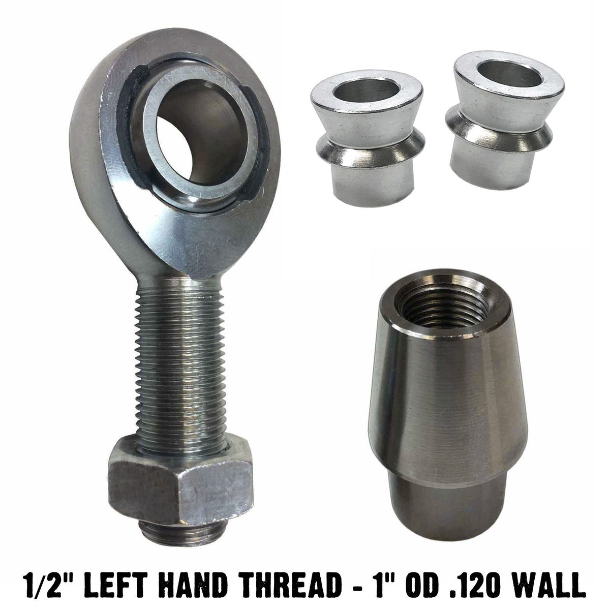 | 1/2 Rod End Heim Joint Kit for 1" OD Tubing - Single Joint with High Misalignment Spacers