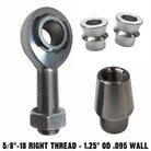 | 5/8 Rod End Heim Joint Kit for 1.25 OD Tubing - Single Joint with High Misalignment Spacers