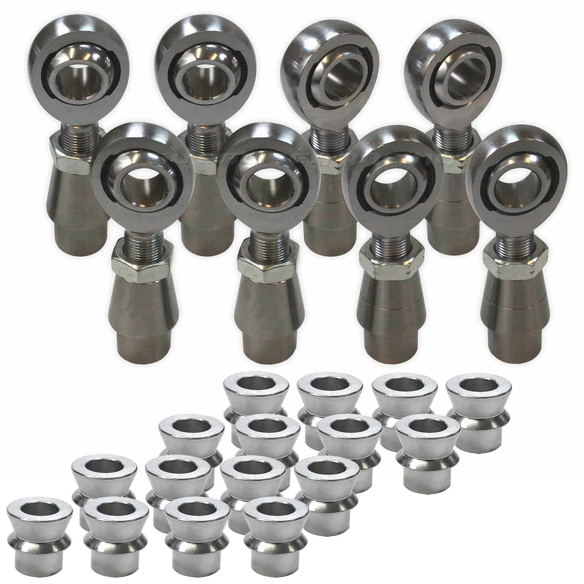 | 4 Link Rod End Kit - 1/2" Chromoly Heim - 1" OD Tubing and high misalignment spacers included