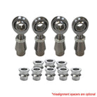 3/4 Chromoly Heim Joint Rod End Kit for 1.5" Tubing – Sway Bar Link | 3/4" Sway Bar Link Rod End Kit - Shown with Optional Misalignment Spacers