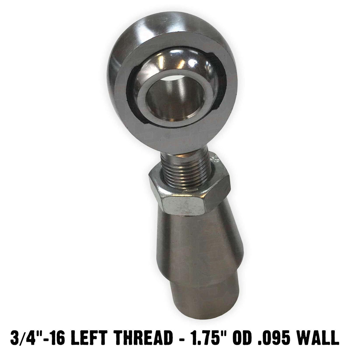  | LEFT THREAD 3/4-16 x 3/4 bore Chromoly Heim 1.75" OD 095 Wall Tubing