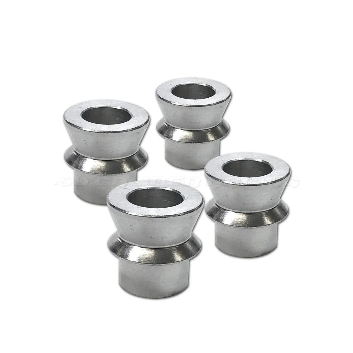3/4 Chromoly Heim Joint Rod End Kit for 1.75" Tubing – Panhard Bar | 50 Caliber Racing Panhard Bar Fab Kit - 4130 Chromoly High Misalignment spacers with zinc plating