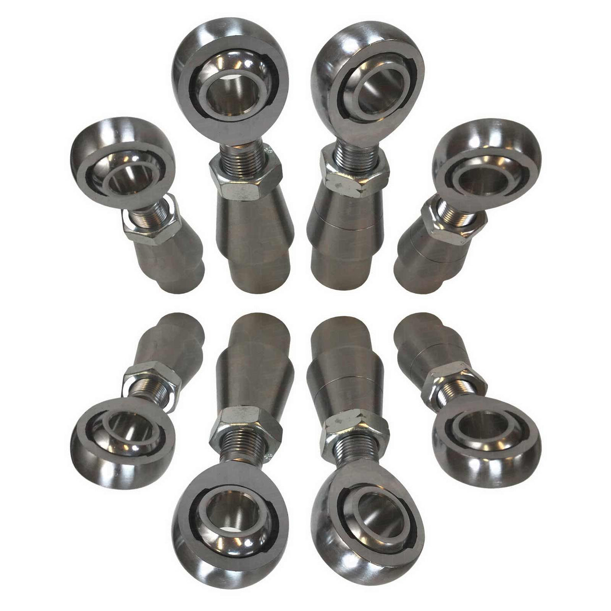 3/4 Chromoly Heim Joint 4 Link Rod End Kit for 1.75" Tubing | 3/4" Chromoly Heim joints with PTFE Liner, with bungs for .095 or .120 wall 1.75" OD Tubing