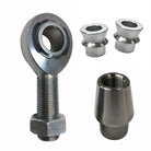  | Rod End Kit - Single Joint - 7/8-14 x 7/8 bore Chromoly Heim - 1.5" OD Tubing - Shown With Optional Misalignment Spacers