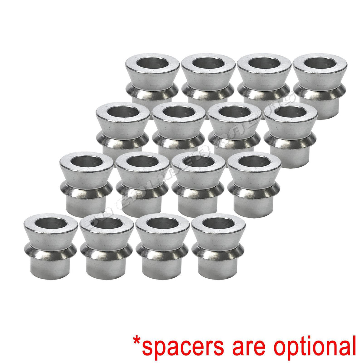 7/8 Chromoly Heim Joint 4 Link Rod End Kit for 1.75" Tubing | High misalignment spacers reduce 7/8" bore heim joint to 3/4" bolt