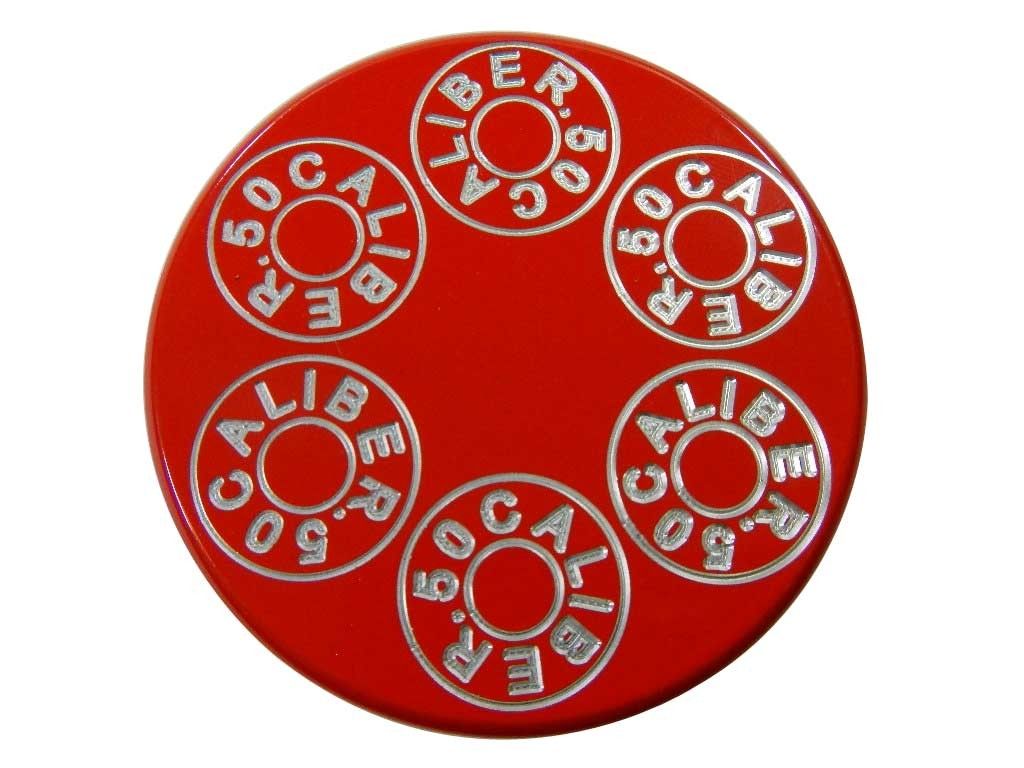 Red | CNC Machined 50 Caliber Racing Six Shooter Gas Cap - Polaris UTV and ATV models HAVASU RED	