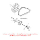 OEM Polaris Secondary Clutch 1323298 - 2016 RZR XP1000 | OEM Polaris Secondary Clutch for RZR XP1000 2016
