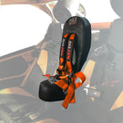 Blaze Orange | Can-Am X3 Bump Seat with Racing Latch Style Harness  - Orange Straps