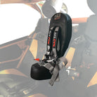 Ghost Gray | Can-Am X3 Bump Seat with Racing Latch Style Harness  - Silver Straps