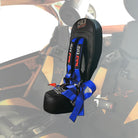 Nitro Blue | Can-Am X3 Bump Seat with Racing Latch Style Harness  - Blue Straps