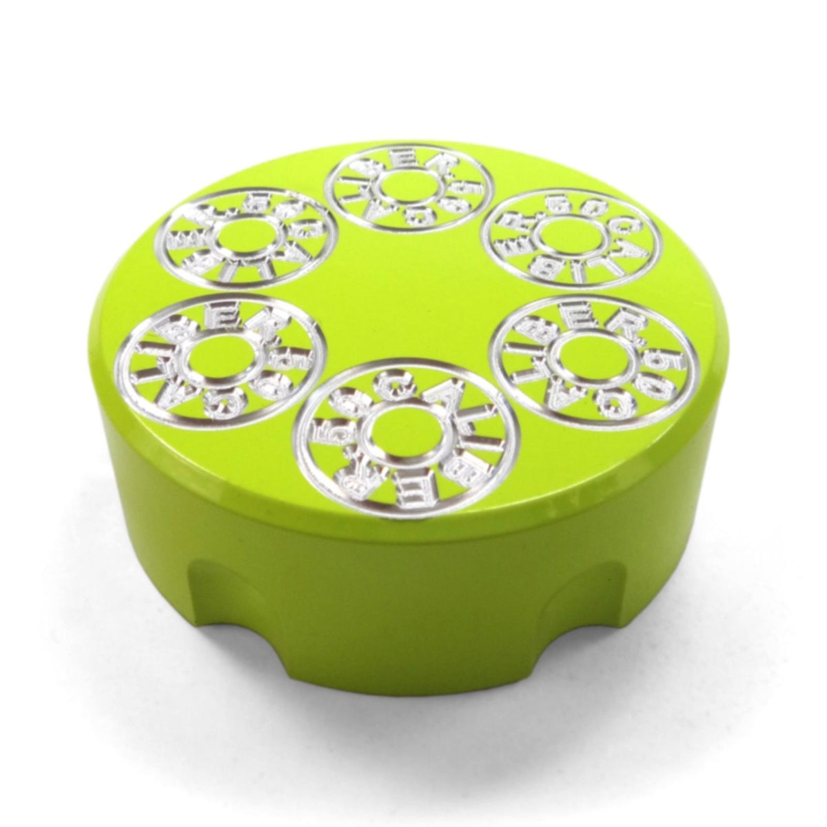 Lime Squeeze | CNC Machined 50 Caliber Racing Six Shooter Gas Cap - Polaris UTV and ATV models LIME SQUEEZE