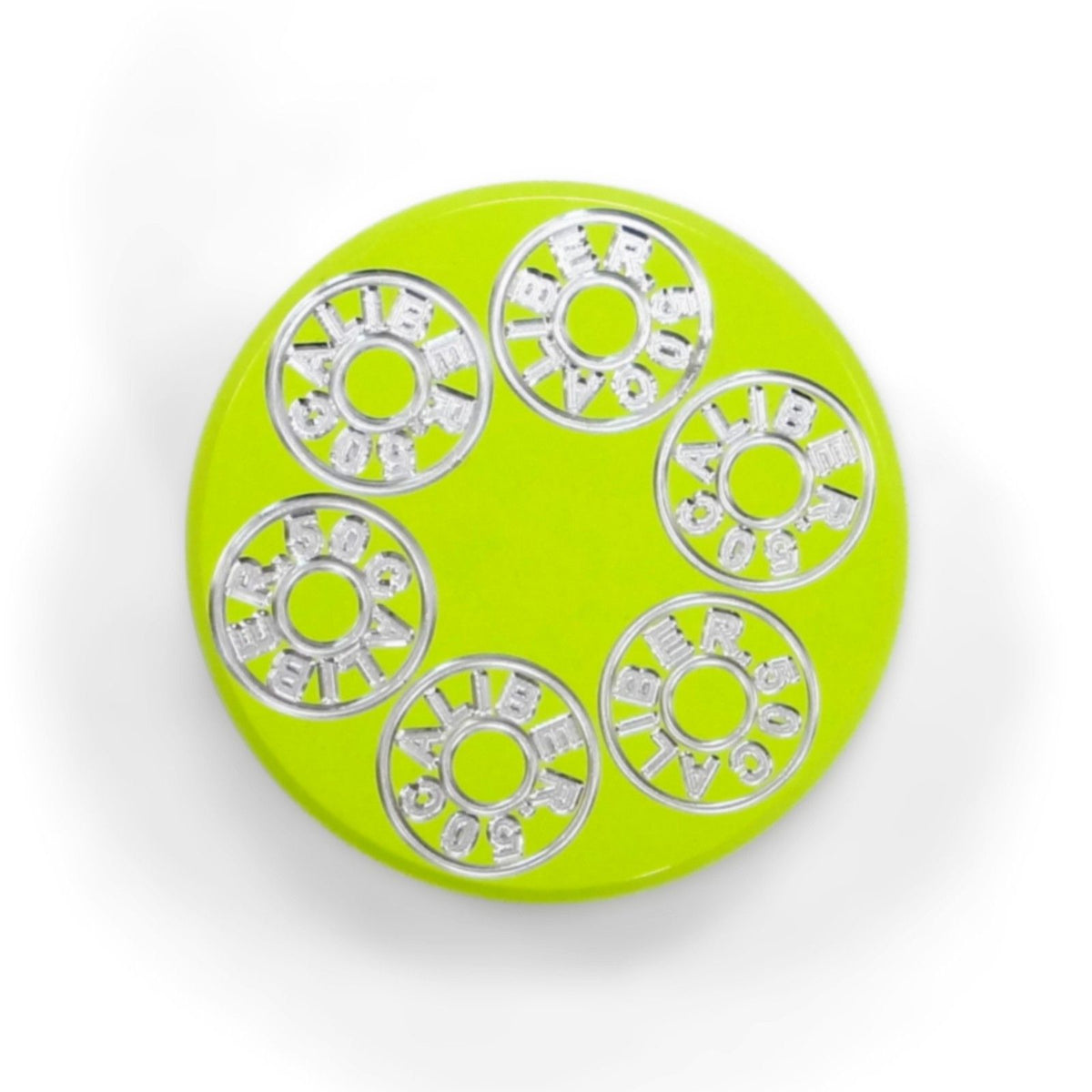 Lime Squeeze | CNC Machined 50 Caliber Racing Six Shooter Gas Cap - Polaris UTV and ATV models LIME SQUEEZE