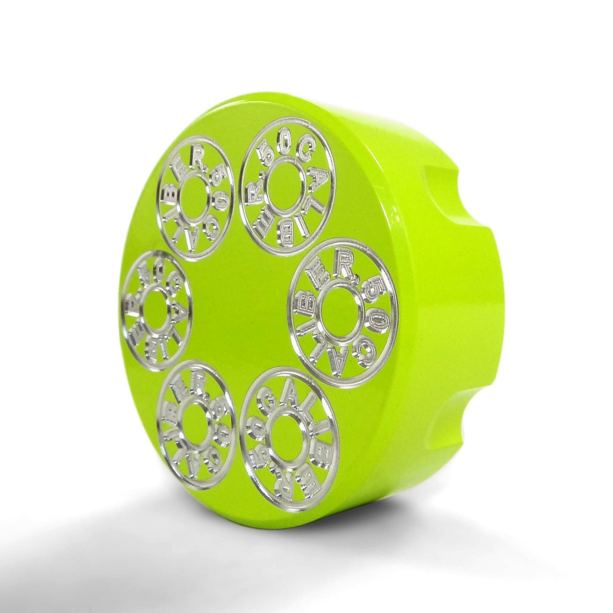 Lime Squeeze | CNC Machined 50 Caliber Racing Six Shooter Gas Cap - Polaris UTV and ATV models LIME SQUEEZE