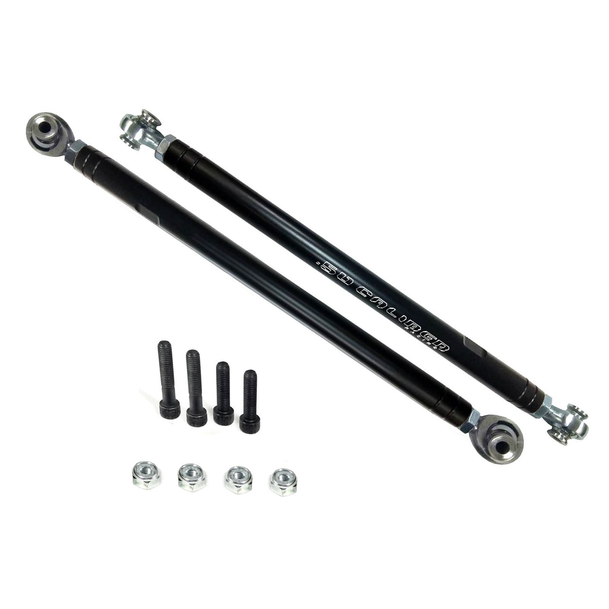 Black | 50 Caliber Racing Heavy Duty Billet Tie Rods - Arctic Cat Textron Wildcat - Black Powdercoat