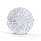 White | CNC Machined 50 Caliber Racing Six Shooter Gas Cap - Polaris UTV and ATV models WHITE LIGHTNING