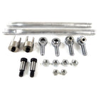 Raw Silver | 50 Caliber Racing Heavy Duty Billet Tie Rod Kit for RZR RS1