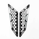 Black | Billet Air Intake Grille Bezels for RZR PRO XP - Black Powdercoat Finish