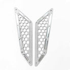White | Billet Air Intake Grille Bezels for RZR PRO XP - White Powdercoat Finish