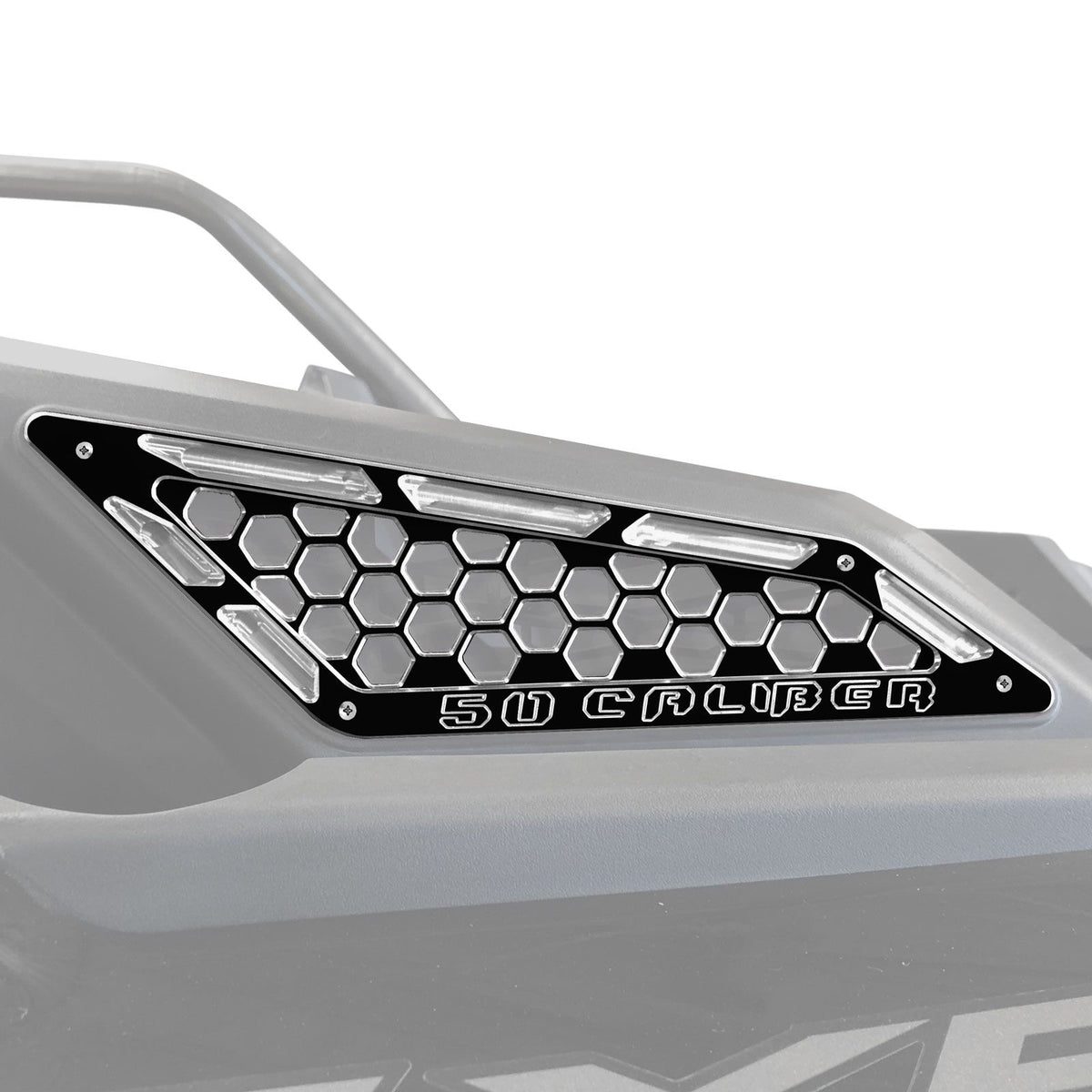 Black | Billet Air Intake Grille Bezels for RZR PRO XP - Black Powdercoat Finish