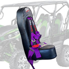 Purple | Teryx4 Bump Seat & 4 Point Harness Racing Latch Style - Purple Straps