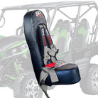 Ghost Gray | Teryx4 Bump Seat & 4 Point Harness Racing Latch Style - Silver Straps
