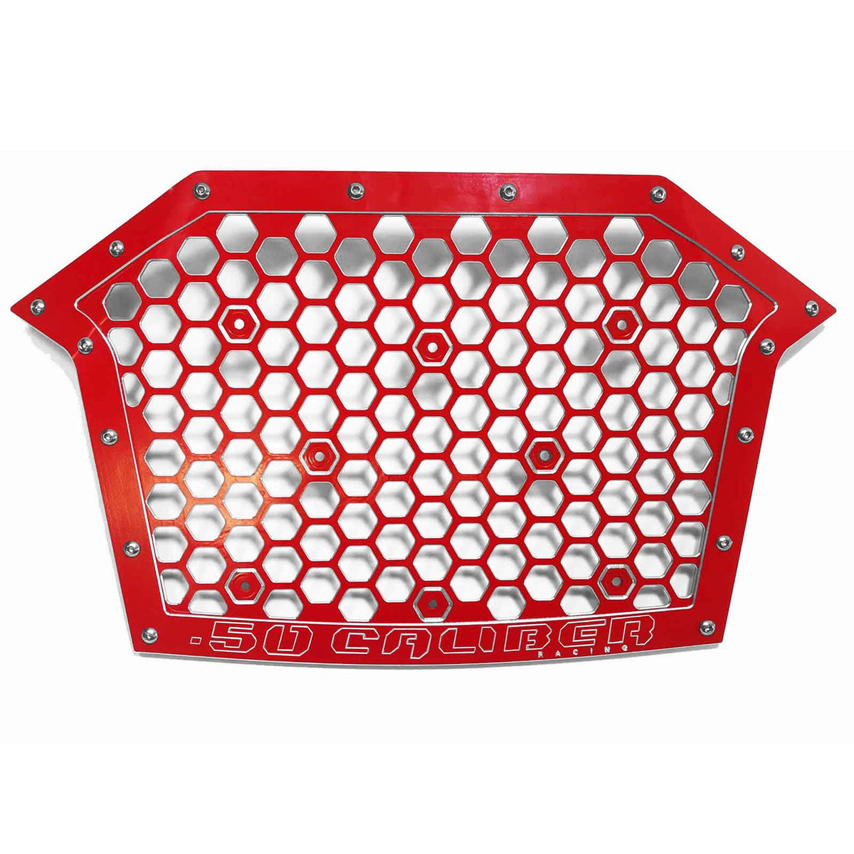 Red | Custom Billet Grille RZR PRO XP - Red Powdercoat finish