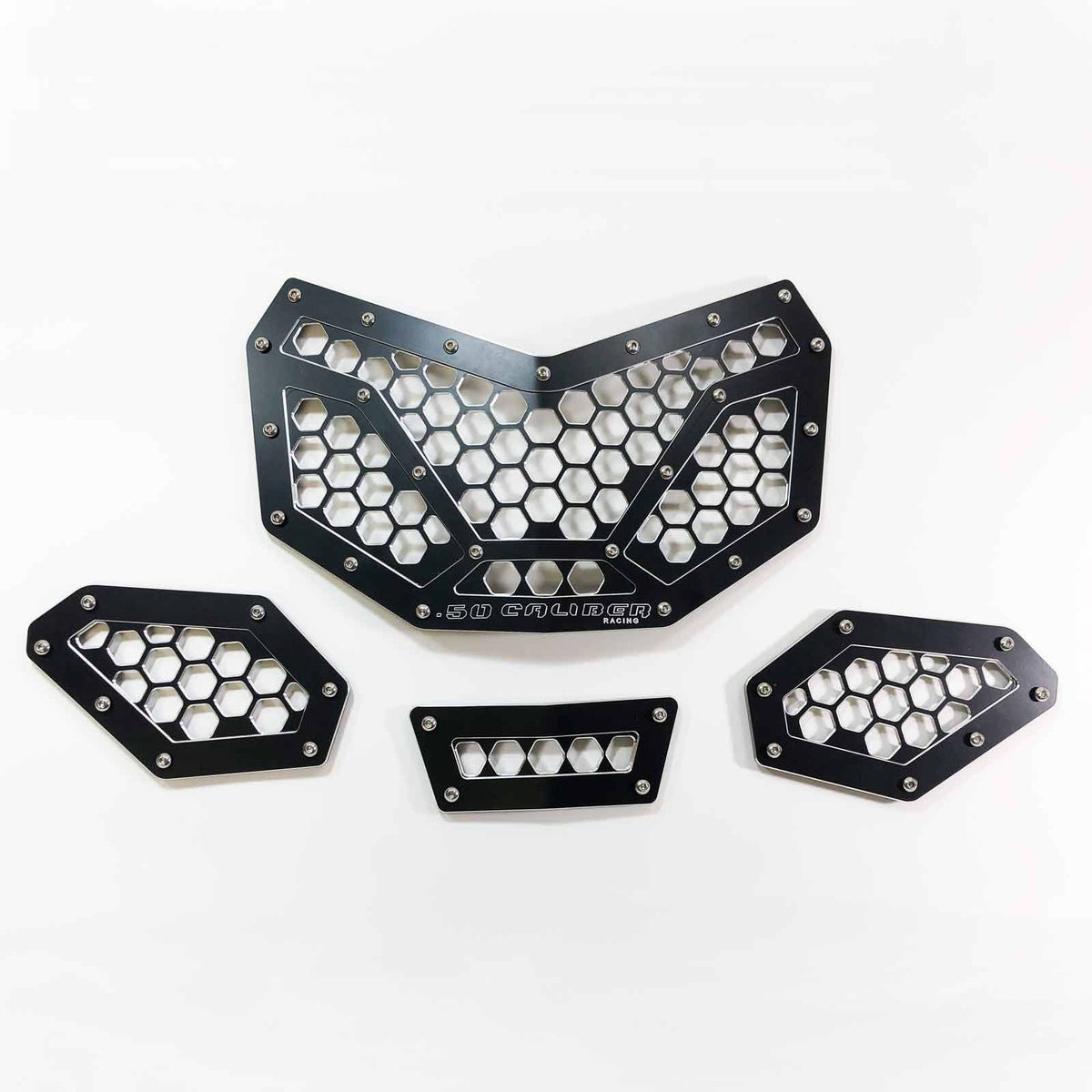 Black | Custom Billet Grille CAN AM X3 - 4 Piece Black Powdercoat