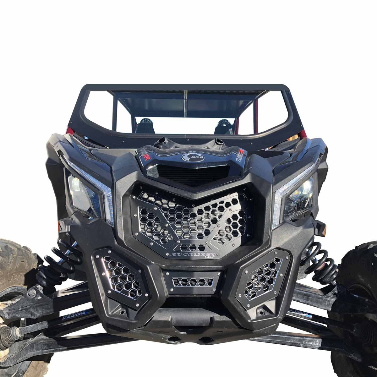 Black | Custom Billet Grille CAN AM X3 - 4 Piece Black Powdercoat
