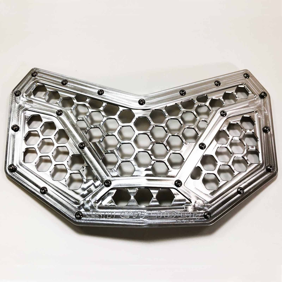 4 Piece Custom Billet Grille  Can-Am Maverick X3 | Custom Billet Grille CAN AM X3 - 1 Piece Raw Silver