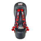 Rage Red | RZR PRO XP 4 Rear Bump Seat & RED 4 Point Safety Harness