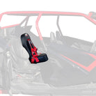 Rage Red | RZR PRO XP 4 Rear Bump Seat & RED 4 Point Safety Harness