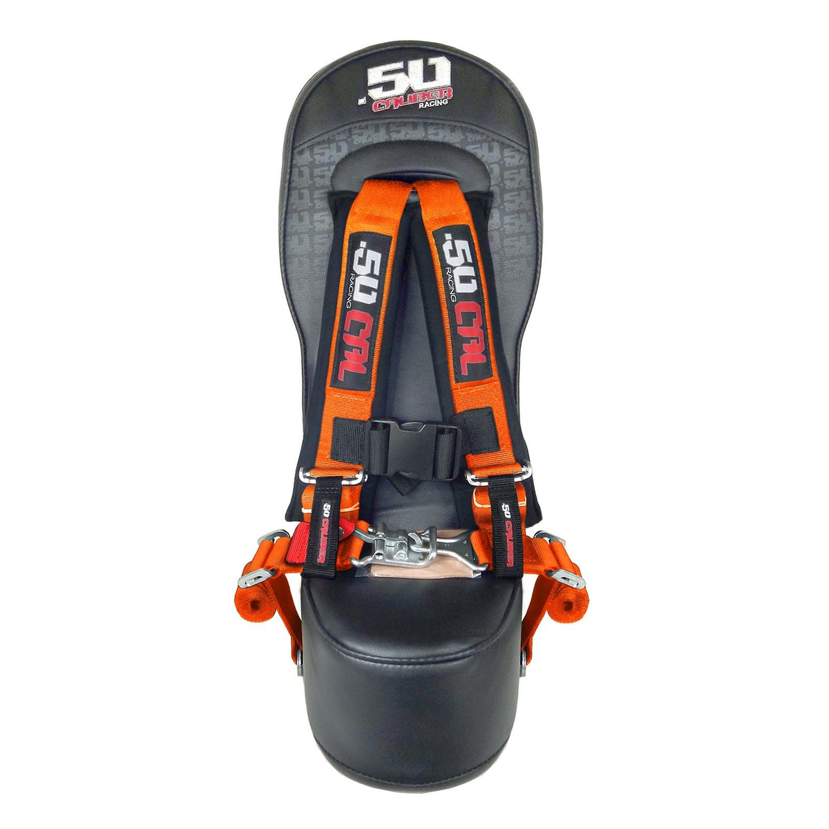Blaze Orange | RZR PRO XP 4 Rear Bump Seat & ORANGE 4 Point Safety Harness