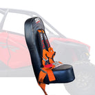 Blaze Orange | RZR PRO XP Bump Seat with Racing Latch Style Harness - Orange Straps
