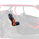 Blaze Orange | RZR PRO XP 4 Rear Bump Seat & ORANGE 4 Point Safety Harness