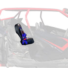Nitro Blue | RZR PRO XP 4 Rear Bump Seat & BLUE 4 Point Safety Harness