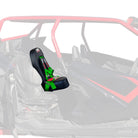 Venom Green | RZR PRO XP 4 Rear Bump Seat & GREEN 4 Point Safety Harness