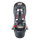 Ghost Gray | RZR PRO XP 4 Rear Bump Seat & SILVER 4 Point Safety Harness