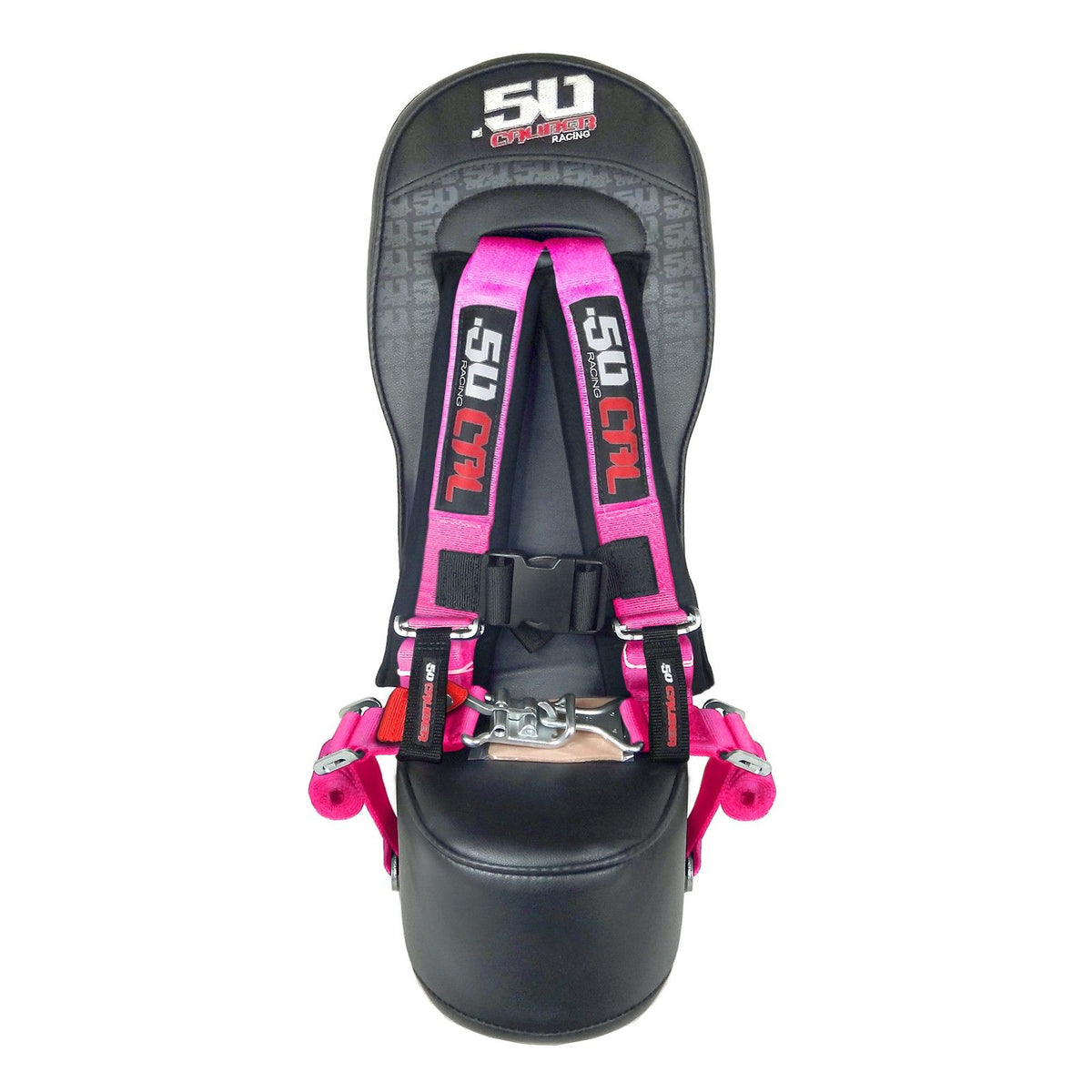 Rogue Pink | RZR PRO XP 4 Rear Bump Seat & PINK 4 Point Safety Harness