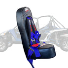 Nitro Blue | Wildcat Bump Seat with Racing Latch Style Harness - Blue Straps