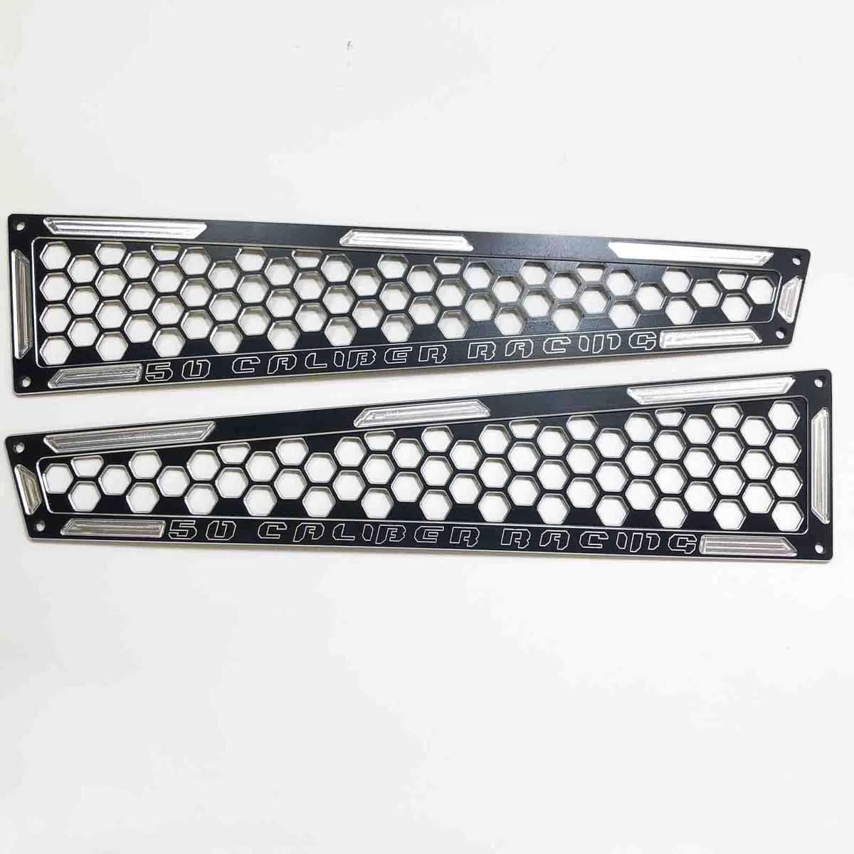 Black | Black Powdercoat - Billet Air Intake Grille Bezels for RZR XP 1000 2014-2023