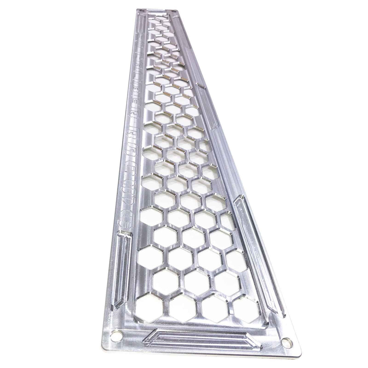 Raw Silver | Black Powdercoat - Billet Air Intake Grille Bezels for RZR XP 1000 2014-2023