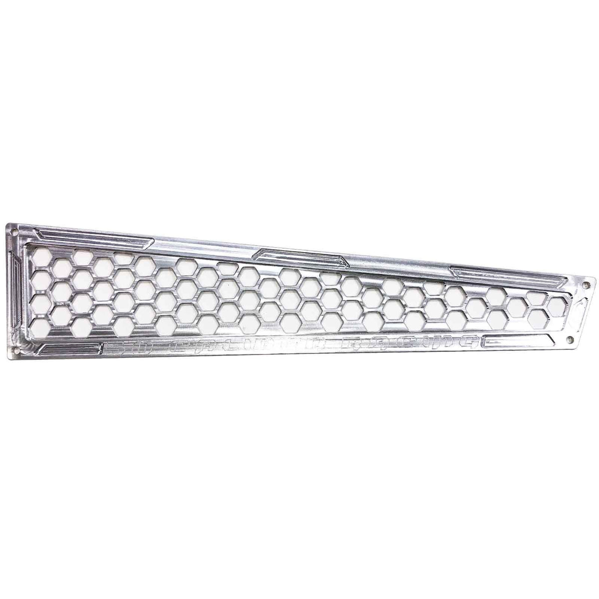 Raw Silver | Black Powdercoat - Billet Air Intake Grille Bezels for RZR XP 1000 2014-2023