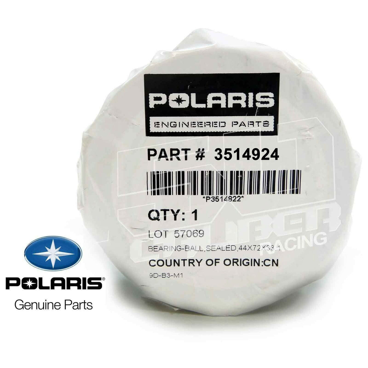 OEM Polaris Wheel Bearing 3514924 - Fits Pro XP, XP1000, RS1, General, etc | OEM Polaris wheel bearing 3514924 fits S 900 xp1000 general ace and turbo models