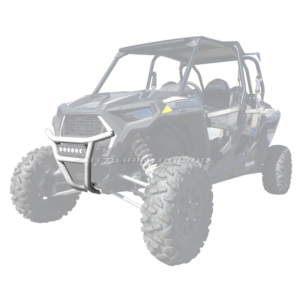 White | RZR XP1000 Tubular Front Bumper	White Powdercoat