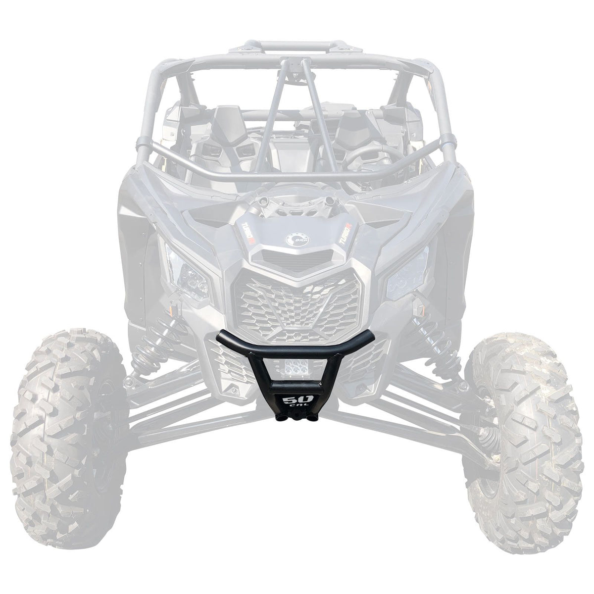 Black | 50 Caliber Racing Tubular Front Bumper for Can-am X3 -  Bolt on design