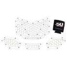 4 Piece Custom Billet Grille  Can-Am Maverick X3 | Custom Billet Grille CAN AM X3 - 4 Piece White Powdercoat