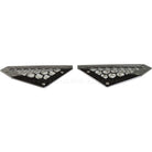 Rear Billet Grille Bezels CAN AM X3 | Rear Billet Grille Bezels CAN AM X3 - Black Powdercoat