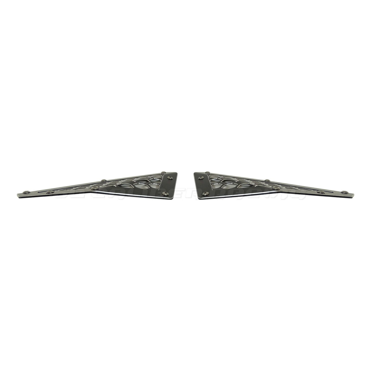 Rear Billet Grille Bezels CAN AM X3 | Rear Billet Grille Bezels CAN AM X3 - Black Powdercoat