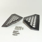 Rear Billet Grille Bezels CAN AM X3 | Rear Billet Grille Bezels CAN AM X3 - Black Powdercoat
