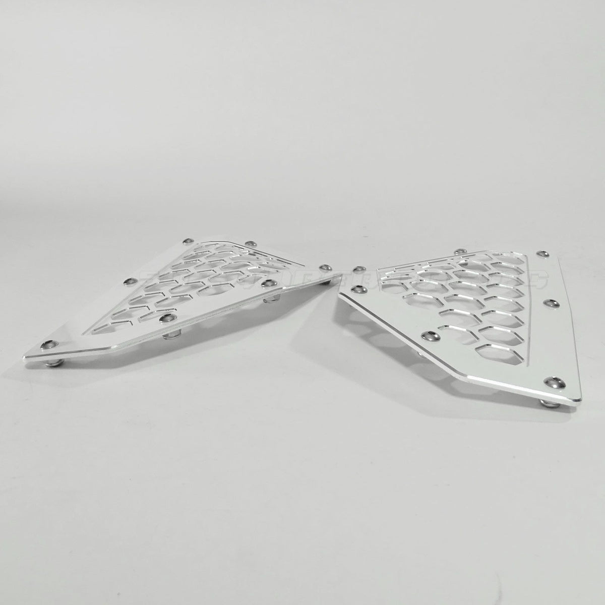 Rear Billet Grille Bezels CAN AM X3 | Rear Billet Grille Bezels CAN AM X3 - White Powdercoat